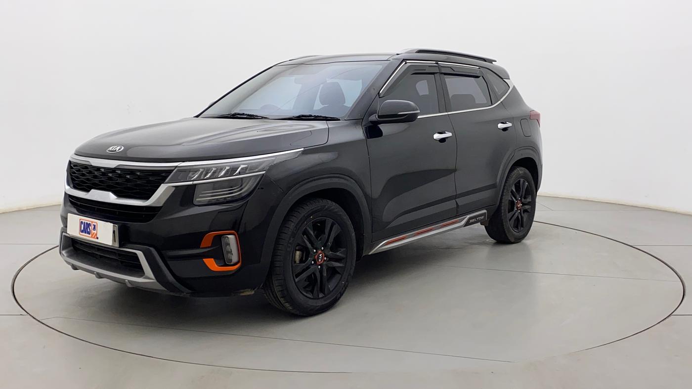 2020 KIA SELTOS HTX 1.5 PETROL, Petrol, Manual, 46,295 km, Left Front Diagonal
