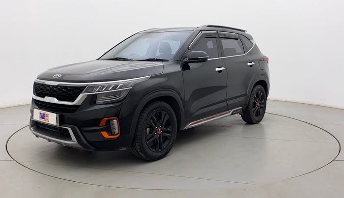 2020 KIA SELTOS HTX 1.5 PETROL, Petrol, Manual, 46,295 km, Left Front Diagonal