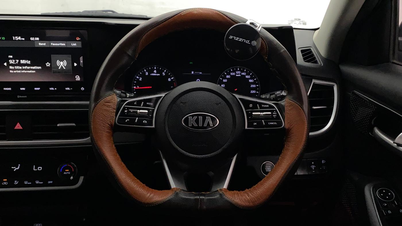 2020 KIA SELTOS HTX 1.5 PETROL, Petrol, Manual, 46,295 km, Steering Wheel Close Up