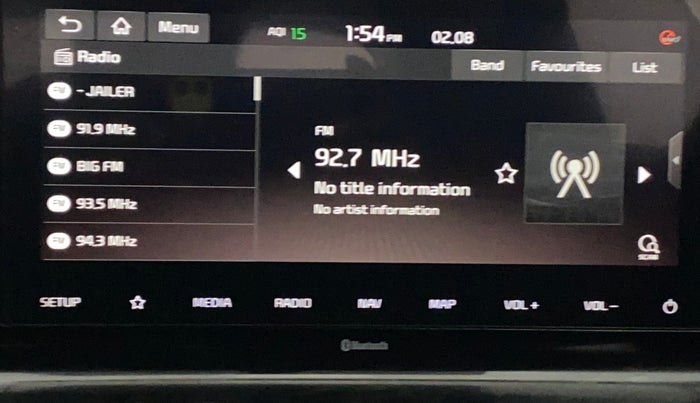 2020 KIA SELTOS HTX 1.5 PETROL, Petrol, Manual, 46,295 km, Infotainment System