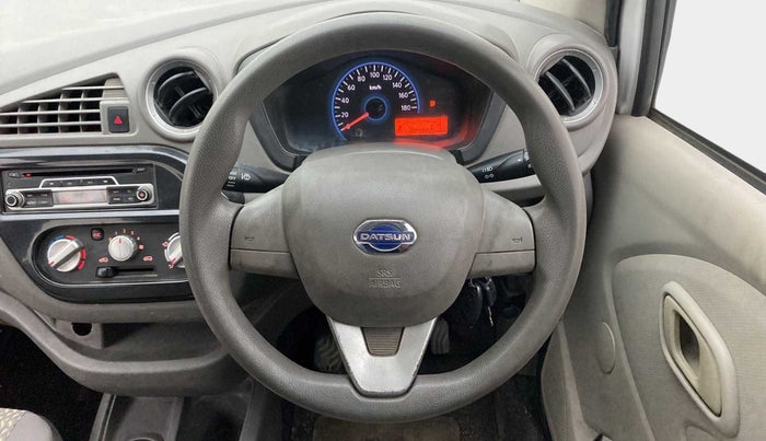 2016 Datsun Redi Go S, Petrol, Manual, 90,702 km, Steering Wheel Close Up