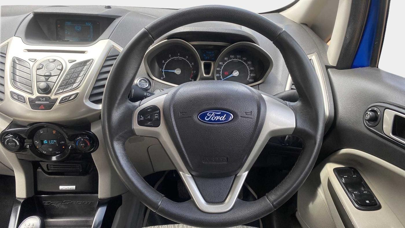 2016 Ford Ecosport TITANIUM 1.5L PETROL, Petrol, Manual, 21,762 km, Steering Wheel Close Up