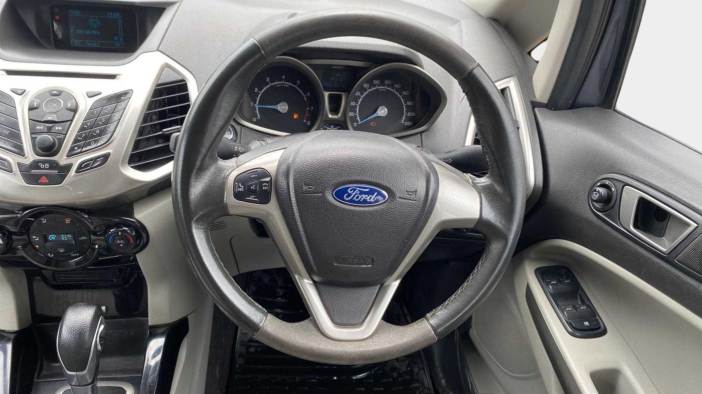 2015 Ford Ecosport TITANIUM 1.5L PETROL AT, Petrol, Automatic, 98,670 km, Steering Wheel Close Up