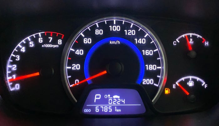2018 Hyundai Grand i10 MAGNA AT 1.2 KAPPA VTVT, Petrol, Automatic, 67,851 km, Odometer Image