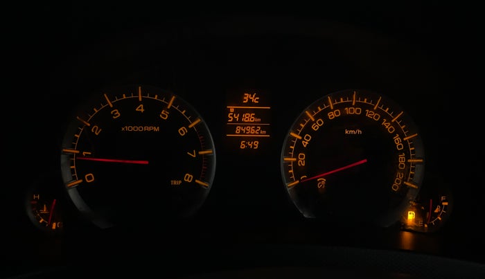 2014 Maruti Swift ZXI, Petrol, Manual, 85,001 km, Odometer Image