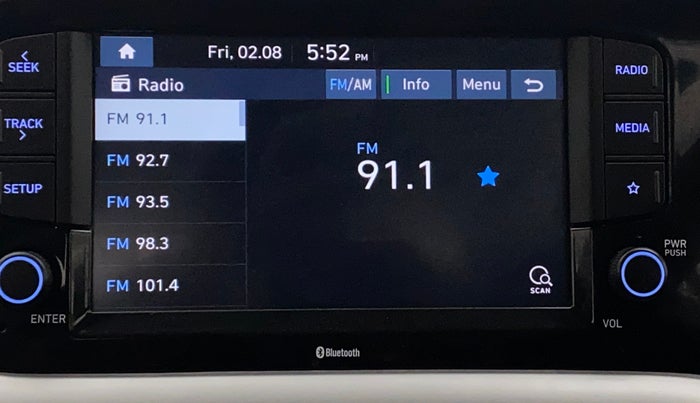 2021 Hyundai GRAND I10 NIOS SPORTZ 1.2 KAPPA VTVT, Petrol, Manual, 52,339 km, Infotainment System