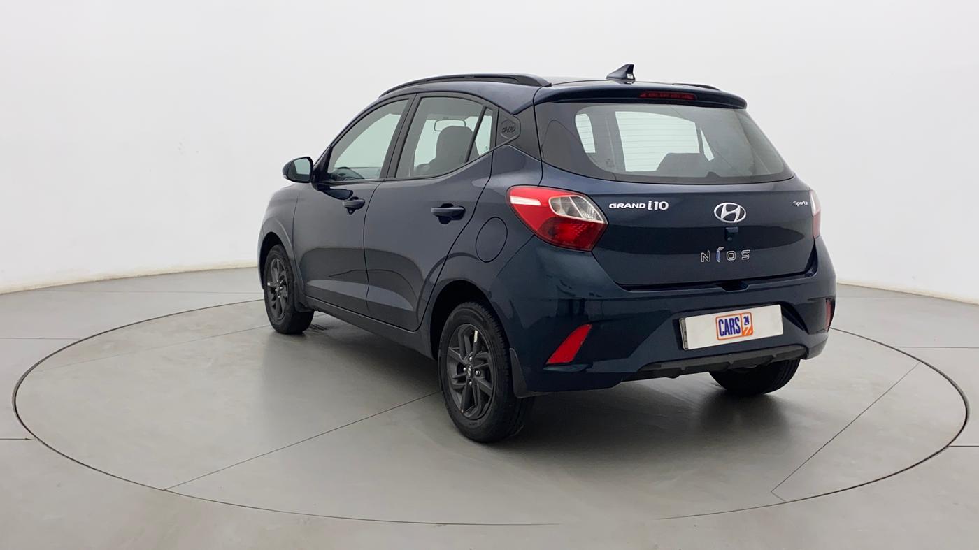 2021 Hyundai GRAND I10 NIOS SPORTZ 1.2 KAPPA VTVT, Petrol, Manual, 52,339 km, Left Back Diagonal