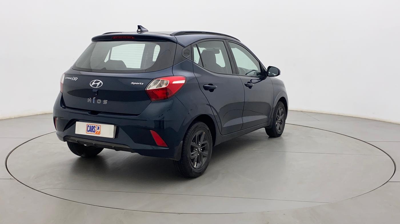 2021 Hyundai GRAND I10 NIOS SPORTZ 1.2 KAPPA VTVT, Petrol, Manual, 52,339 km, Right Back Diagonal