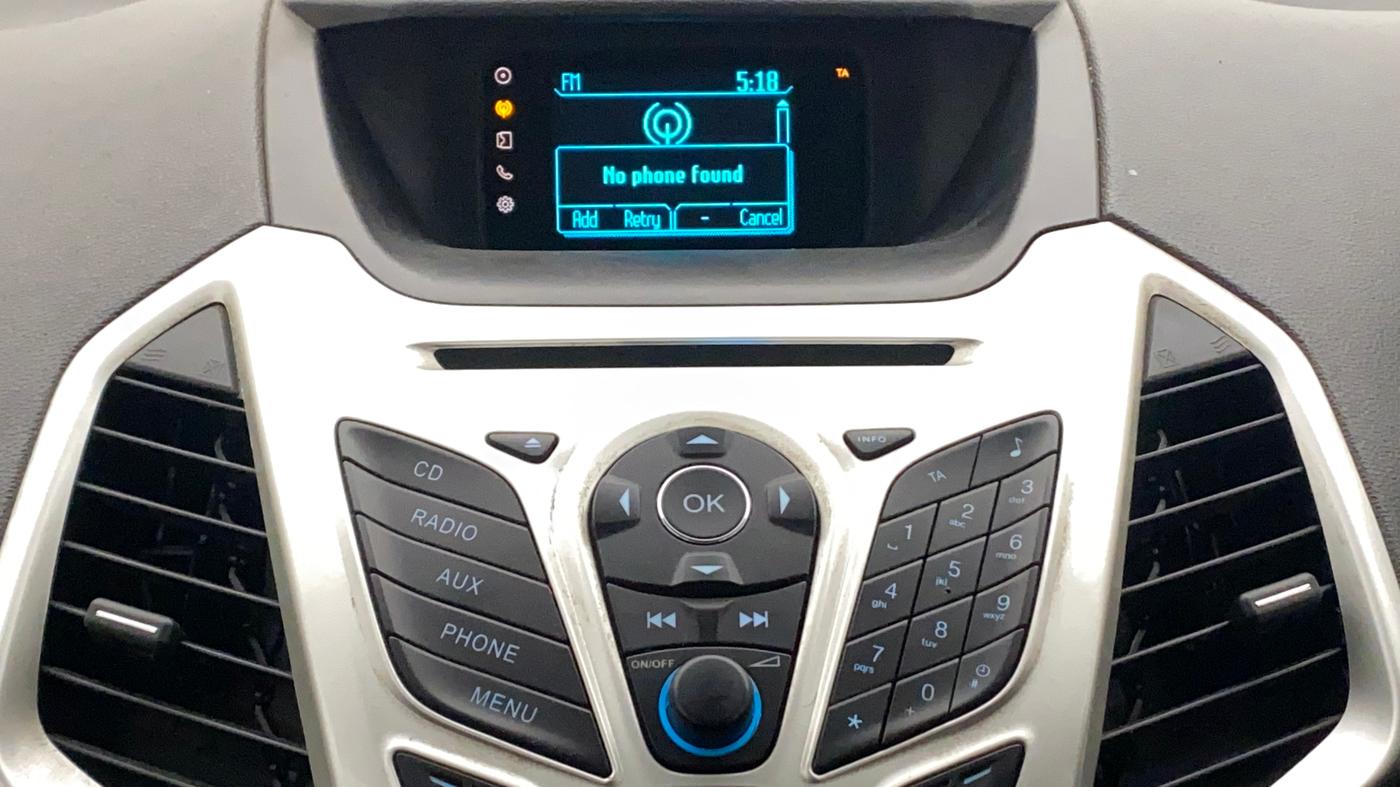 2016 Ford Ecosport TITANIUM+ 1.0L ECOBOOST, Petrol, Manual, 55,001 km, Infotainment System
