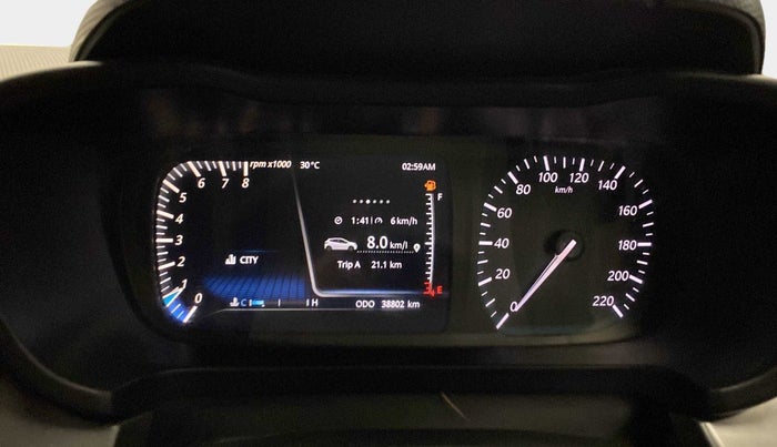 2020 Tata ALTROZ XZ PETROL, Petrol, Manual, 38,781 km, Odometer Image