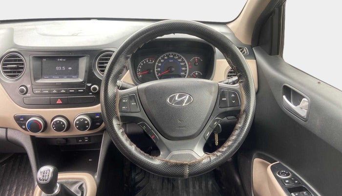 2017 Hyundai Grand i10 SPORTZ 1.2 KAPPA VTVT, Petrol, Manual, 71,086 km, Steering Wheel Close Up