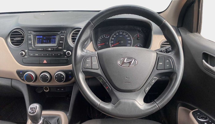 2015 Hyundai Grand i10 ASTA (O) 1.2 KAPPA VTVT, Petrol, Manual, 31,281 km, Steering Wheel Close Up