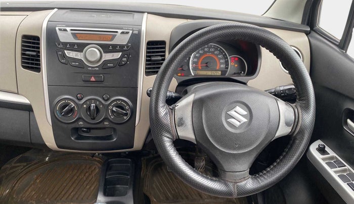 2014 Maruti Wagon R 1.0 VXI, Petrol, Manual, 54,288 km, Steering Wheel Close Up