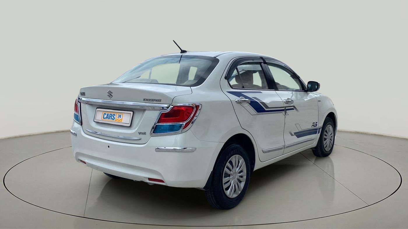 2018 Maruti Dzire VDI, Diesel, Manual, 40,465 km, Right Back Diagonal