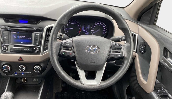 2018 Hyundai Creta E PLUS 1.6 PETROL, Petrol, Manual, 62,890 km, Steering Wheel Close Up