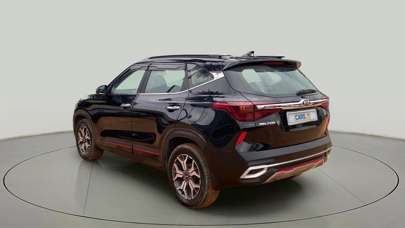 2021 KIA SELTOS GTX PLUS AT 1.5 DIESEL, Diesel, Automatic, 17,276 km, Left Back Diagonal