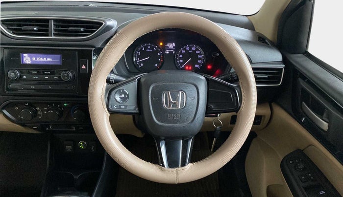 2019 Honda Amaze 1.2L I-VTEC S, CNG, Manual, 69,996 km, Steering Wheel Close Up