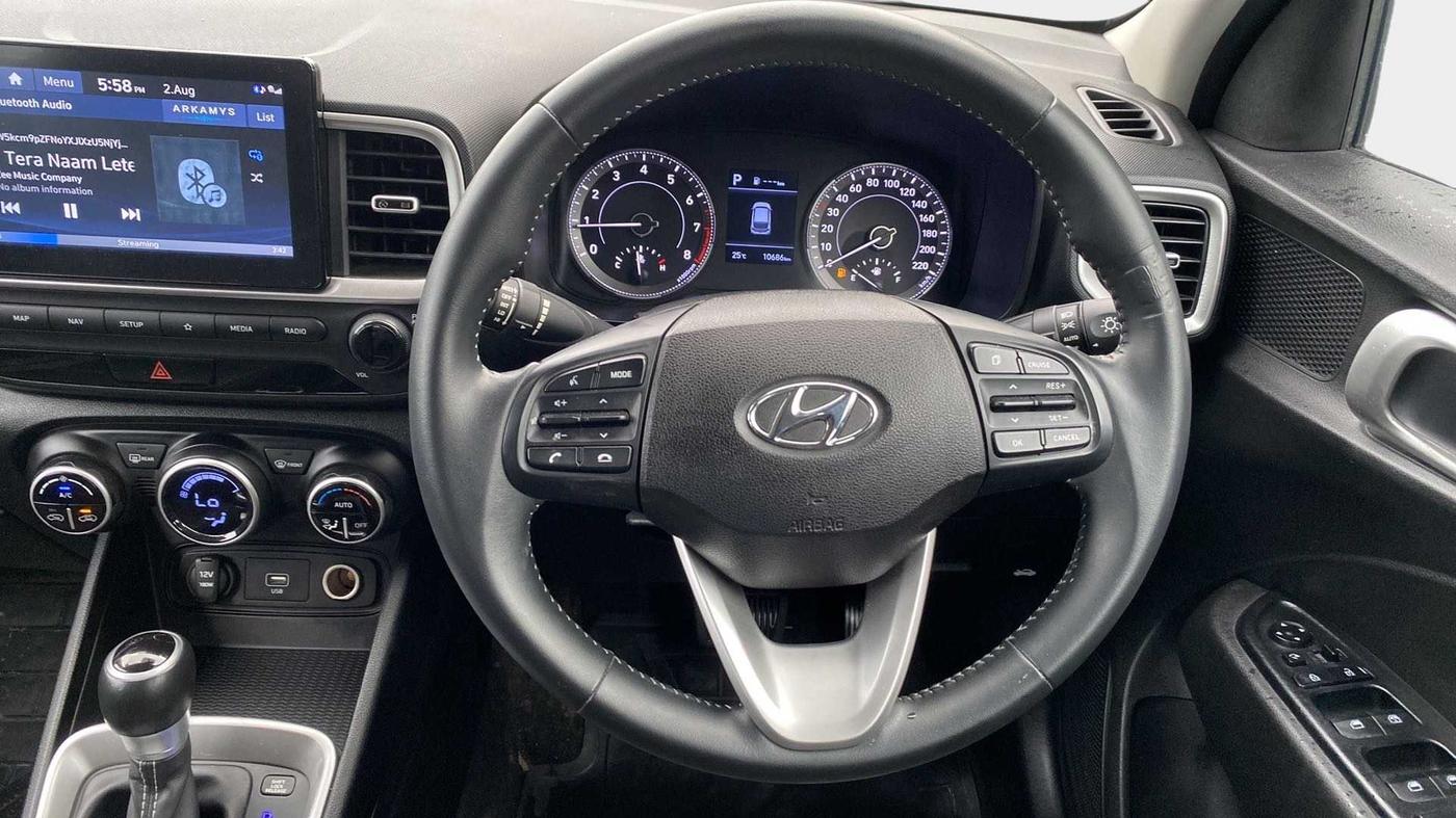 2020 Hyundai VENUE SX PLUS 1.0 TURBO DCT, Petrol, Automatic, 10,678 km, Steering Wheel Close Up