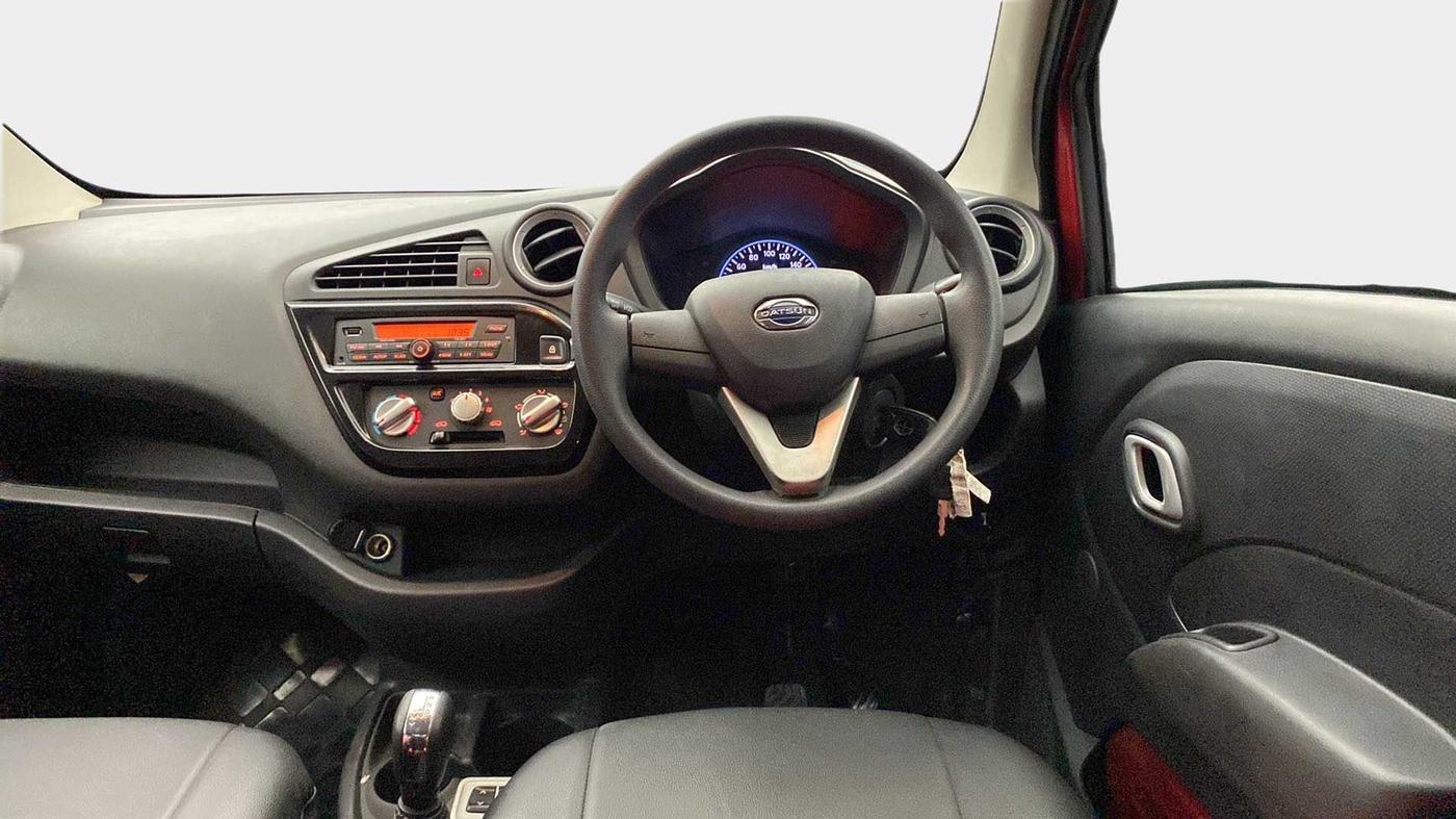 2018 Datsun Redi Go T(O) 1.0 AMT, Petrol, Automatic, 20,931 km, Steering Wheel Close Up
