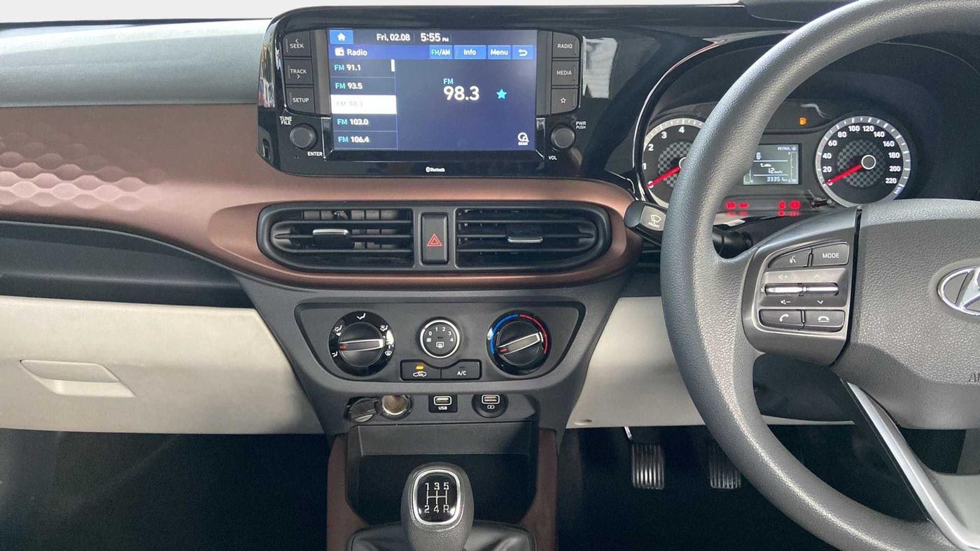 2022 Hyundai AURA SX 1.2 CNG, CNG, Manual, 33,298 km, Air Conditioner