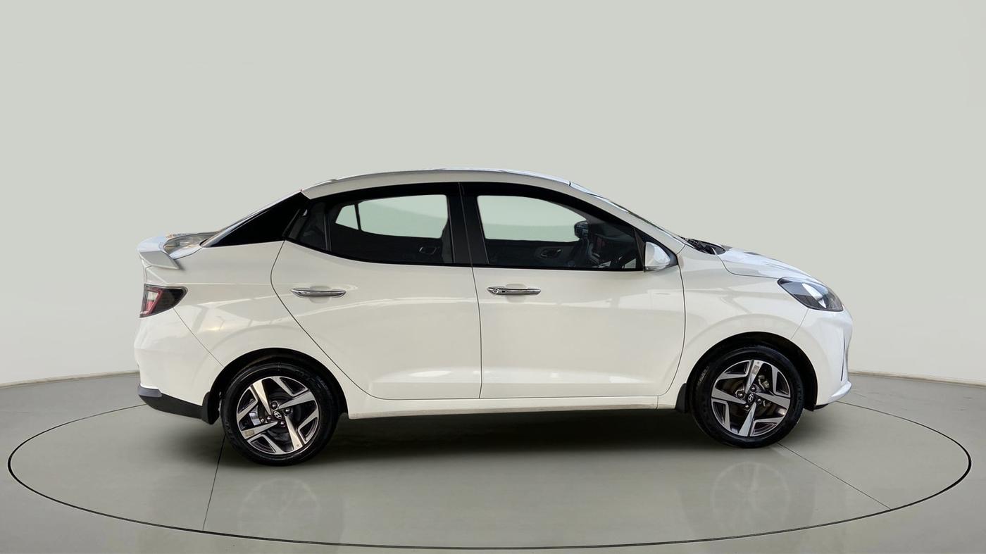2022 Hyundai AURA SX 1.2 CNG, CNG, Manual, 33,298 km, Right Side View