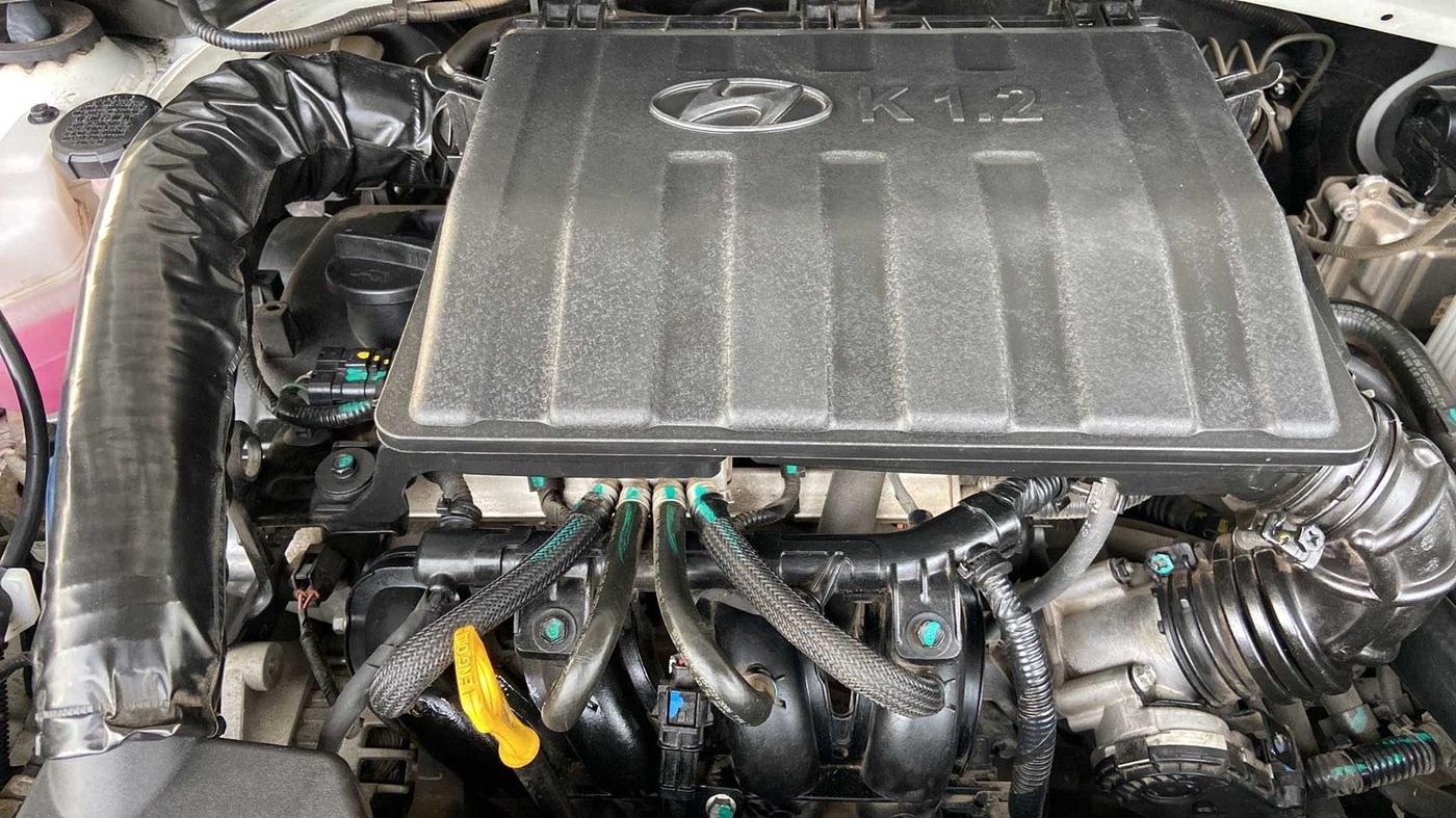 2022 Hyundai AURA SX 1.2 CNG, CNG, Manual, 33,298 km, Open Bonet