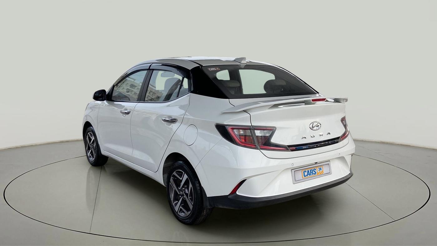 2022 Hyundai AURA SX 1.2 CNG, CNG, Manual, 33,298 km, Left Back Diagonal