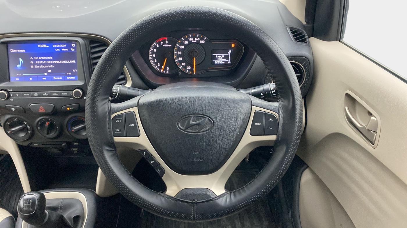 2019 Hyundai NEW SANTRO SPORTZ MT, Petrol, Manual, 22,607 km, Steering Wheel Close Up