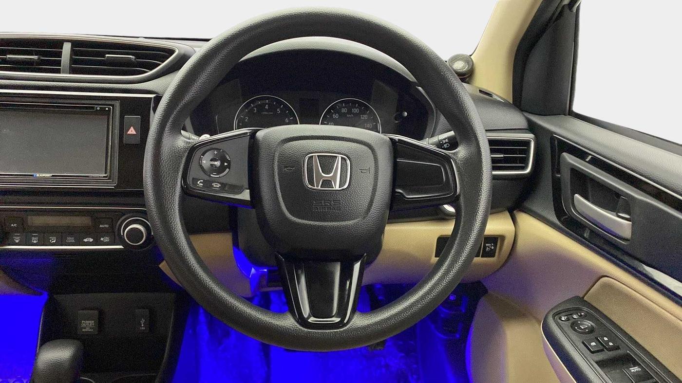 2019 Honda Amaze 1.2L I-VTEC V CVT, Petrol, Automatic, 65,606 km, Steering Wheel Close Up