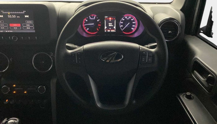 2022 Mahindra Thar LX HT PETROL 4WD MT, Petrol, Manual, 20,266 km, Steering Wheel Close Up