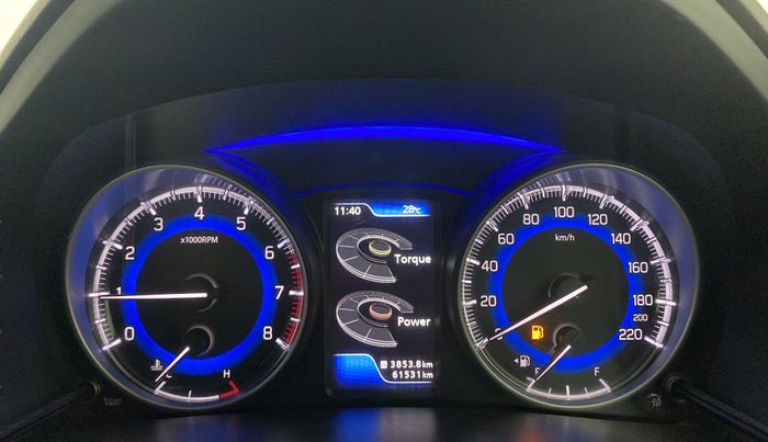2017 Maruti Baleno ALPHA PETROL 1.2, Petrol, Manual, 61,462 km, Odometer Image