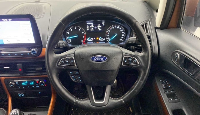 2020 Ford Ecosport TITANIUM 1.5 SPORTS(SUNROOF) PETROL, Petrol, Manual, 60,856 km, Steering Wheel Close Up