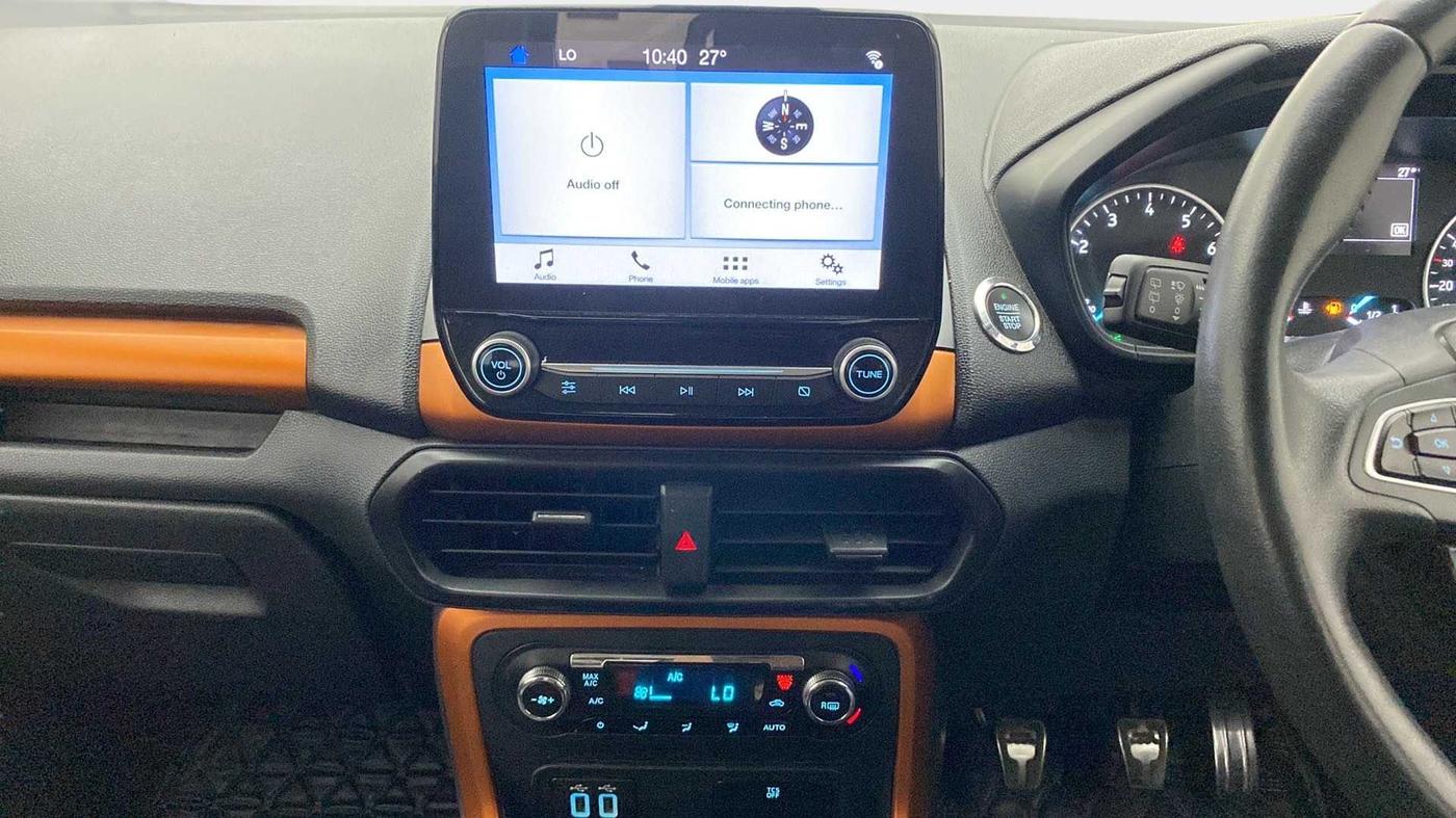 2020 Ford Ecosport TITANIUM 1.5 SPORTS(SUNROOF) PETROL, Petrol, Manual, 61,395 km, Air Conditioner
