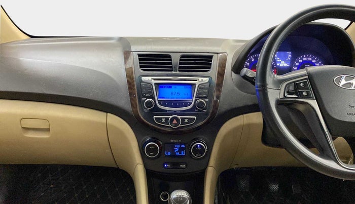 2015 Hyundai Verna FLUIDIC 4S 1.6 VTVT S, Petrol, Manual, 1,02,669 km, Air Conditioner
