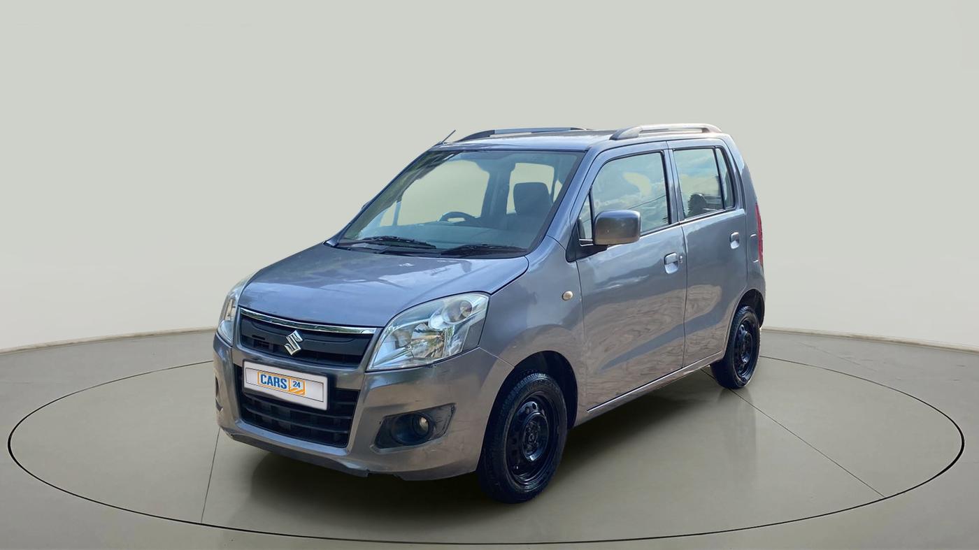 2014 Maruti Wagon R 1.0 VXI, Petrol, Manual, 90,972 km, Left Front Diagonal