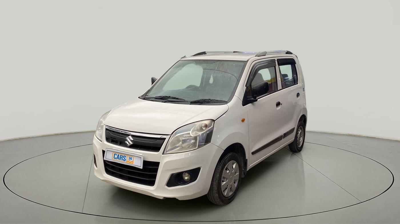 2018 Maruti Wagon R 1.0 LXI CNG, CNG, Manual, 87,192 km, Left Front Diagonal
