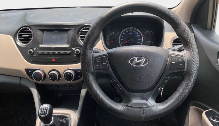 2018 Hyundai Grand i10 SPORTZ 1.2 KAPPA VTVT, Petrol, Manual, 37,109 km, Steering Wheel Close Up