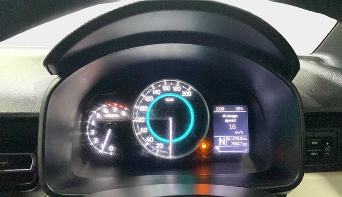 2018 Maruti IGNIS ZETA 1.2 AMT, Petrol, Automatic, 76,975 km, Odometer Image