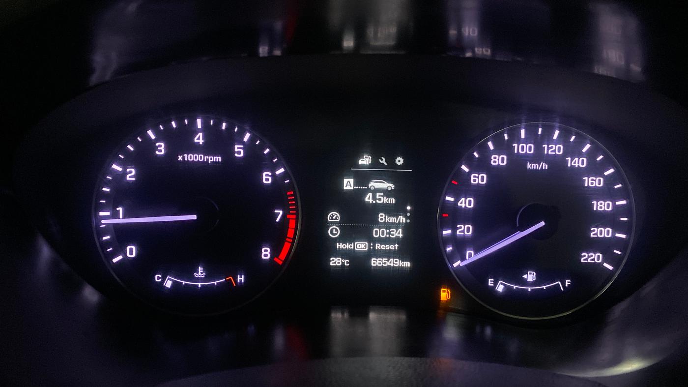 2016 Hyundai Elite i20 ASTA 1.2 (O), Petrol, Manual, 66,539 km, Odometer Image