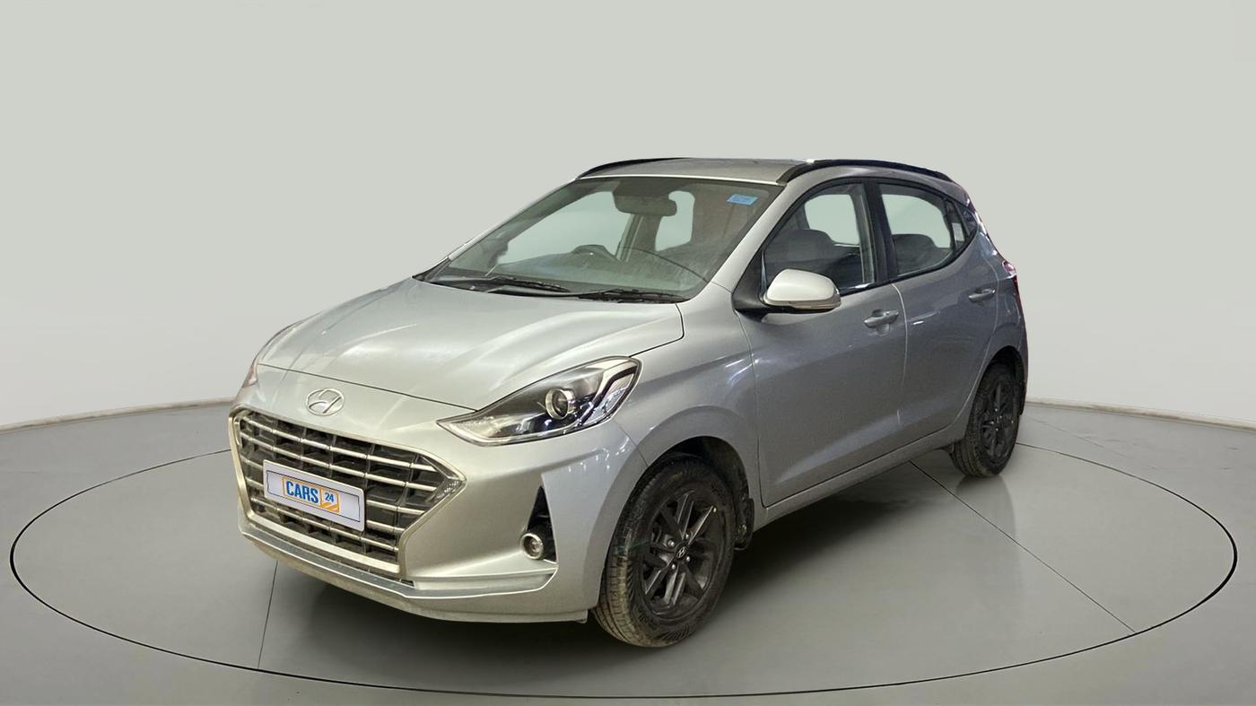 2020 Hyundai GRAND I10 NIOS SPORTZ AMT 1.2 KAPPA VTVT, Petrol, Automatic, 20,450 km, Left Front Diagonal
