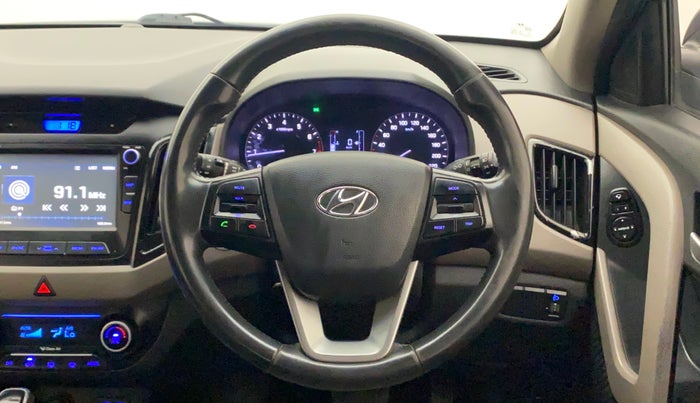 2017 Hyundai Creta SX PLUS AT 1.6 PETROL, Petrol, Automatic, 69,201 km, Steering Wheel Close Up