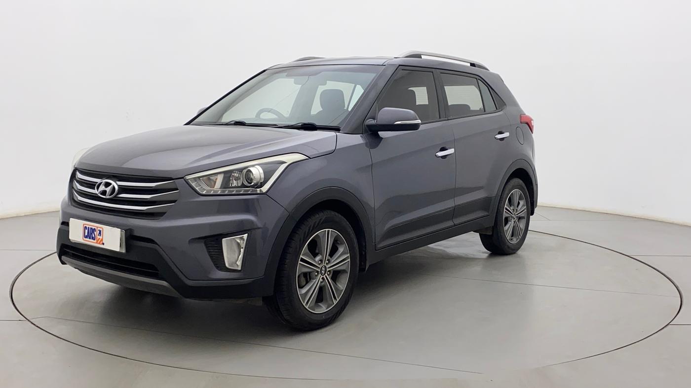 2017 Hyundai Creta SX PLUS AT 1.6 PETROL, Petrol, Automatic, 69,201 km, Left Front Diagonal