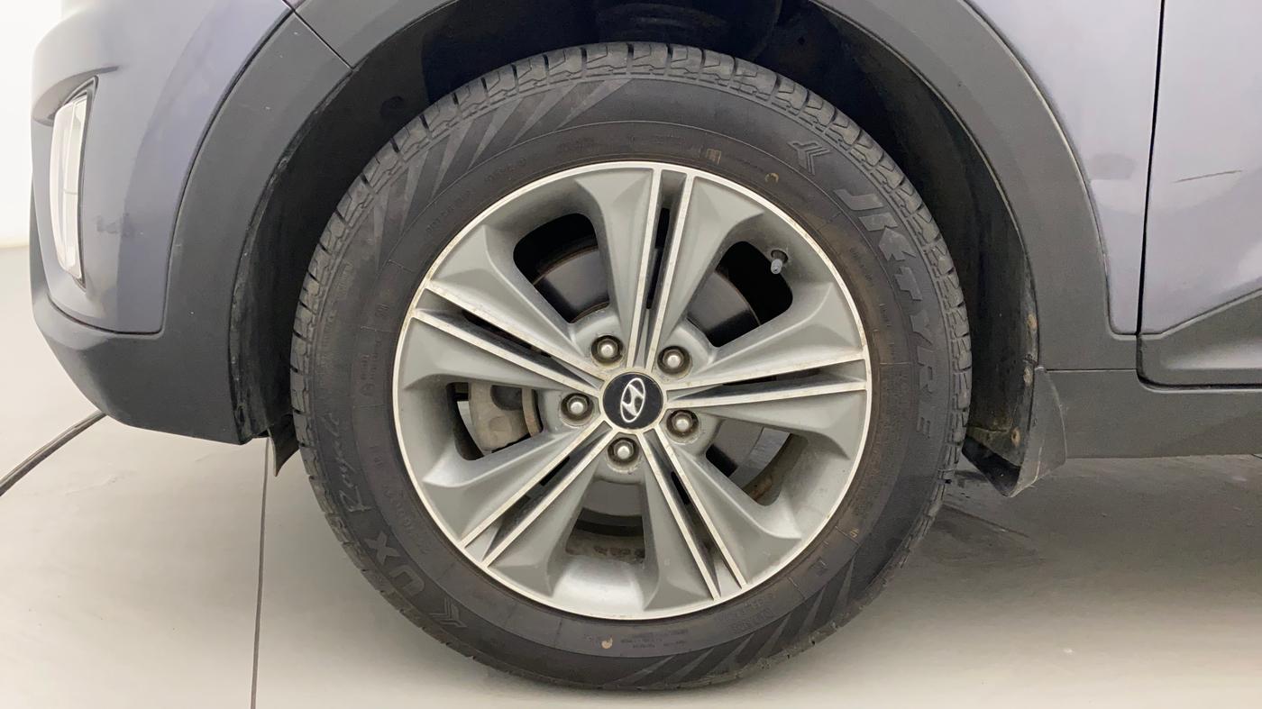 2017 Hyundai Creta SX PLUS AT 1.6 PETROL, Petrol, Automatic, 69,201 km, Left Front Wheel