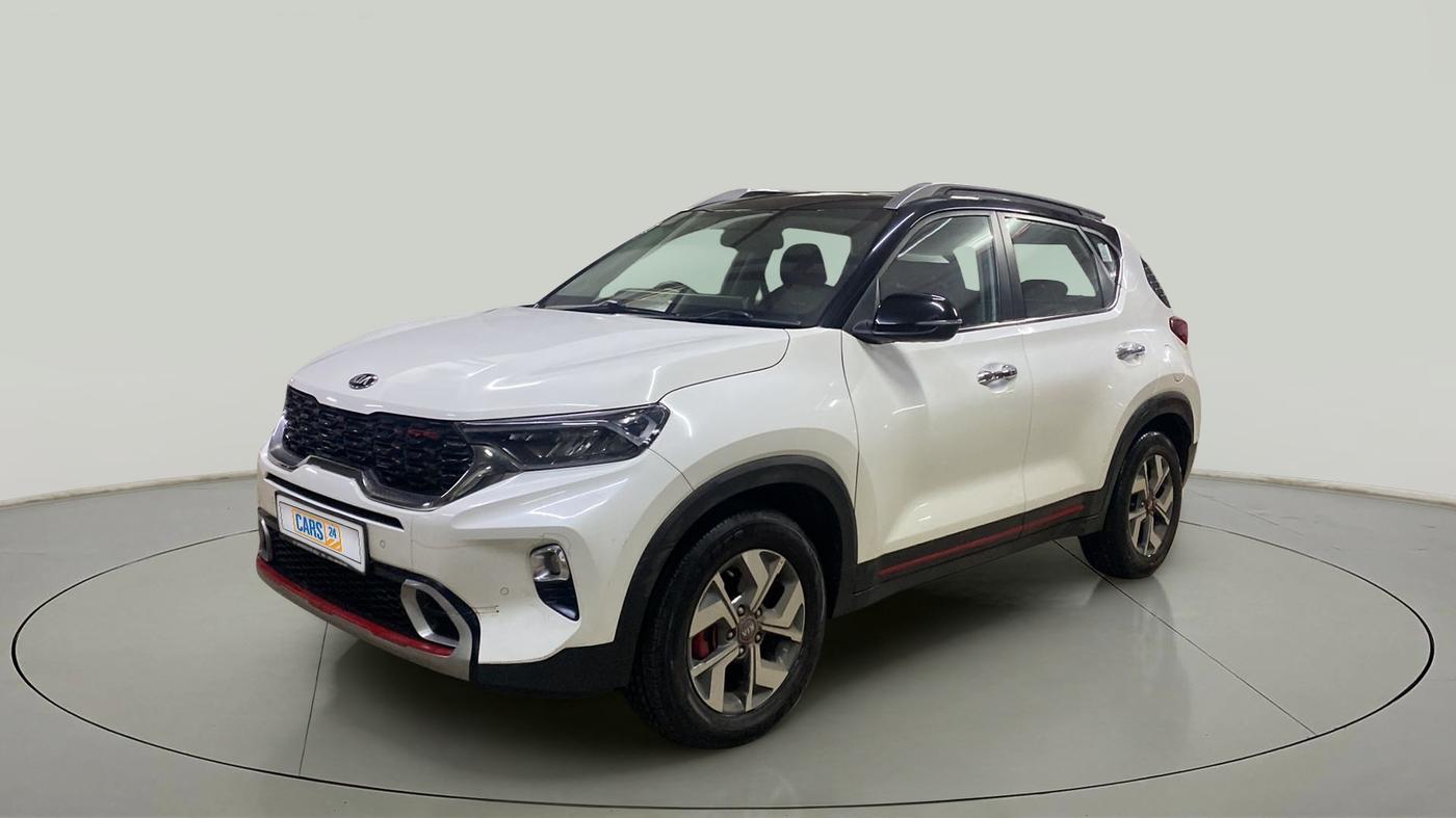 2020 KIA SONET GTX PLUS 1.0 IMT, Petrol, Manual, 35,635 km, Left Front Diagonal