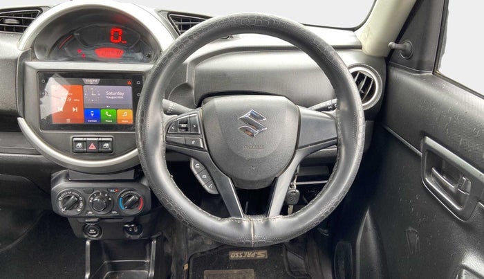 2020 Maruti S PRESSO VXI PLUS AMT, Petrol, Automatic, 17,584 km, Steering Wheel Close Up