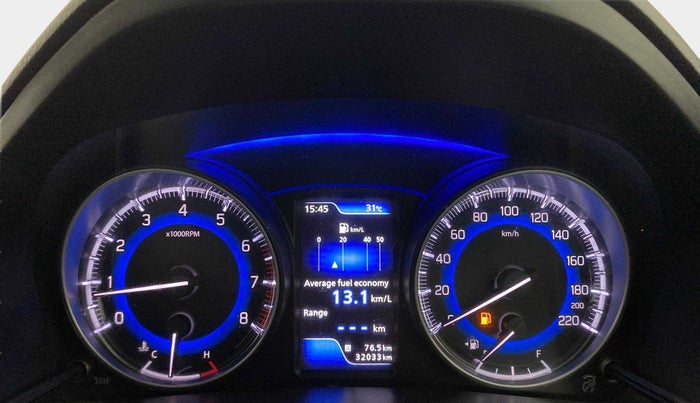 2019 Toyota Glanza V, Petrol, Manual, 31,957 km, Odometer Image