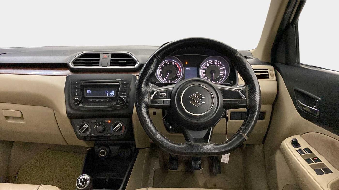 2018 Maruti Dzire VXI, Petrol, Manual, 67,120 km, Steering Wheel Close Up