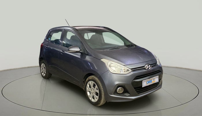 2015 Hyundai Grand i10 SPORTZ 1.2 KAPPA VTVT, Petrol, Manual, 99,454 km, Right Front Diagonal