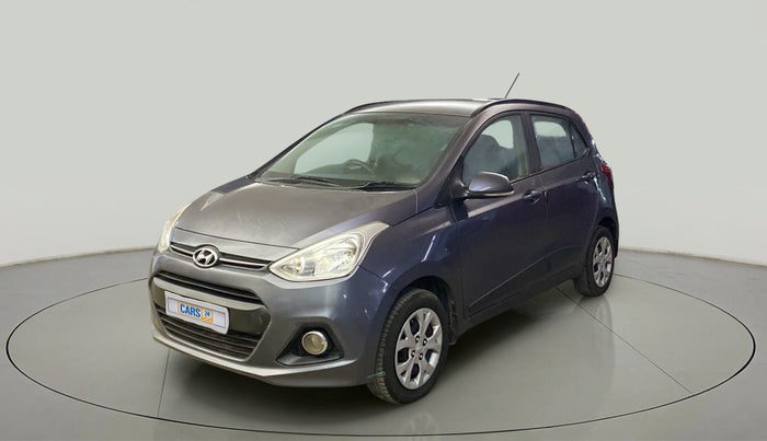2015 Hyundai Grand i10 SPORTZ 1.2 KAPPA VTVT, Petrol, Manual, 99,454 km, Left Front Diagonal