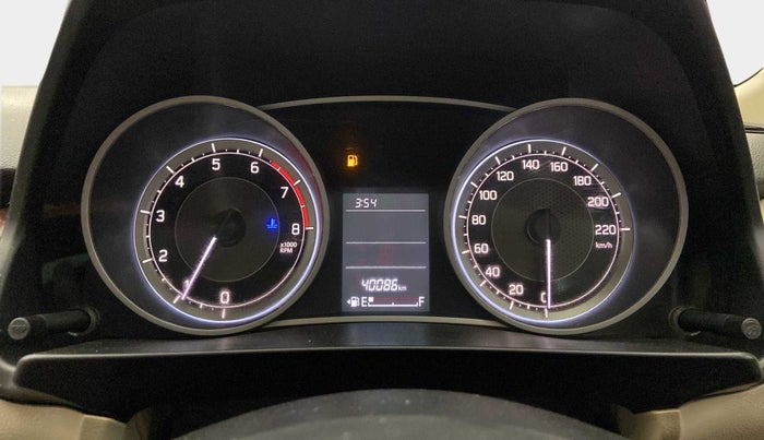 2018 Maruti Dzire VXI, Petrol, Manual, 40,157 km, Odometer Image